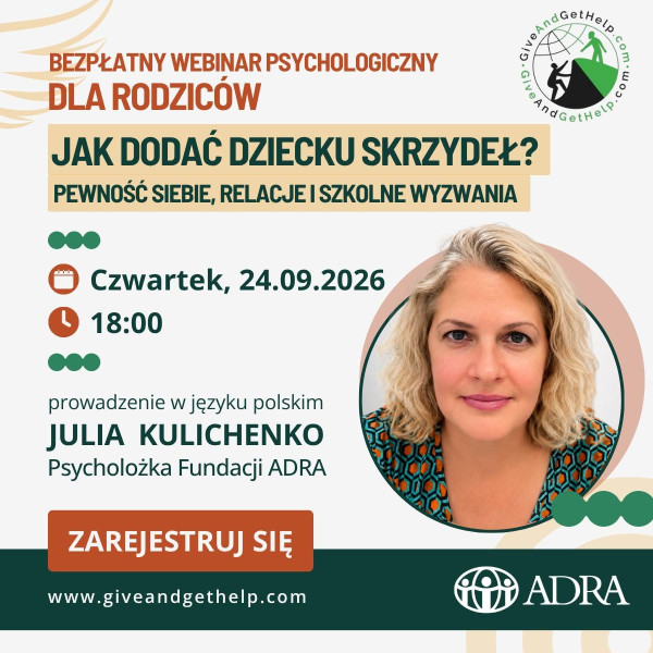Ostatni moment na zapisy! Bezpłatny webinar dla rodziców.
