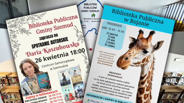 Biblioteka zaprasza na zbliżające się wydarzenia