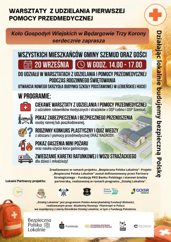 Warsztaty z udzielania pierwszej pomocy przedmedycznej