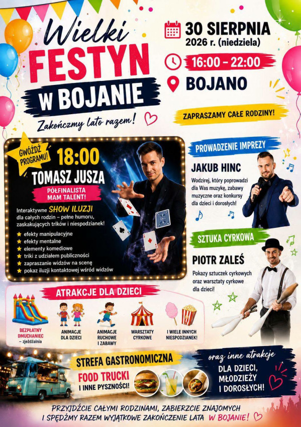 Zakończenie Lata. Festyn w Bojanie 