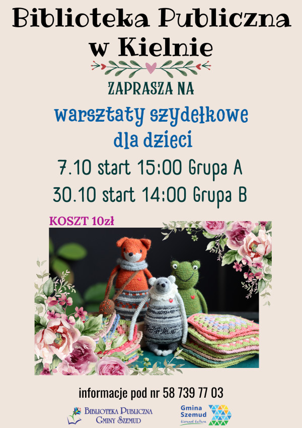 Warsztaty szydełkowania dla dzieci