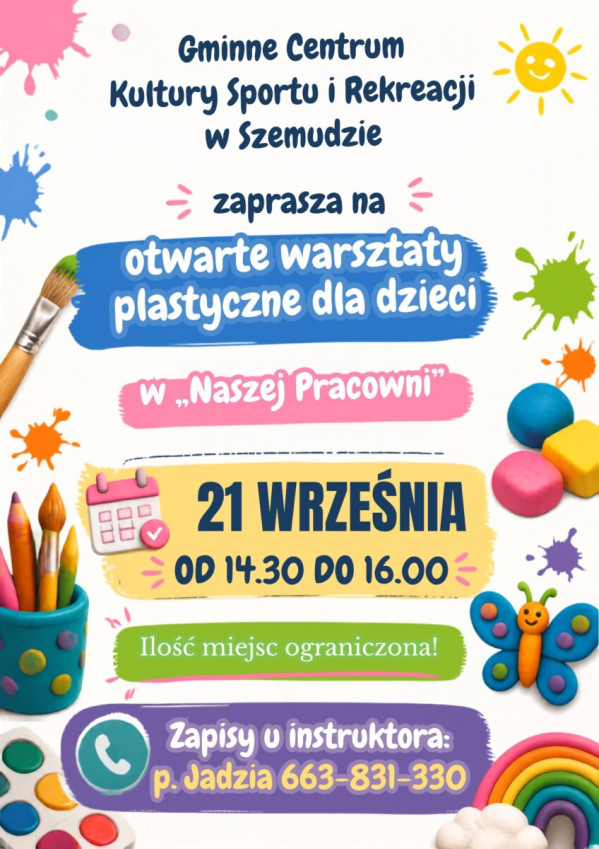 Warsztaty plastyczne dla dzieci 