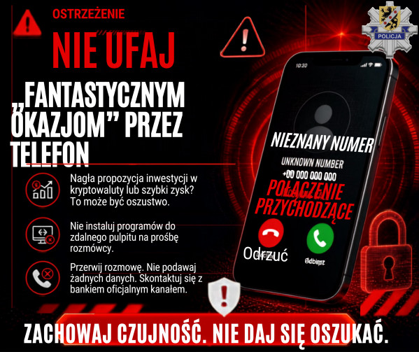 34-latek oddał oszustom 150 tysięcy złotych.