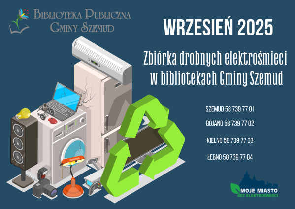 Zbiórka drobnych elektrośmieci w Bibliotekach