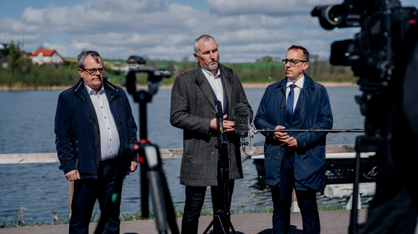 Konferencja prasowa Pawła Dołkowskiego