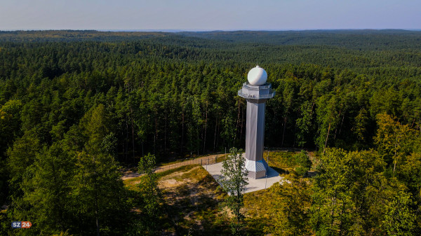 Film - Radar meteorologiczny IMGW Kamień