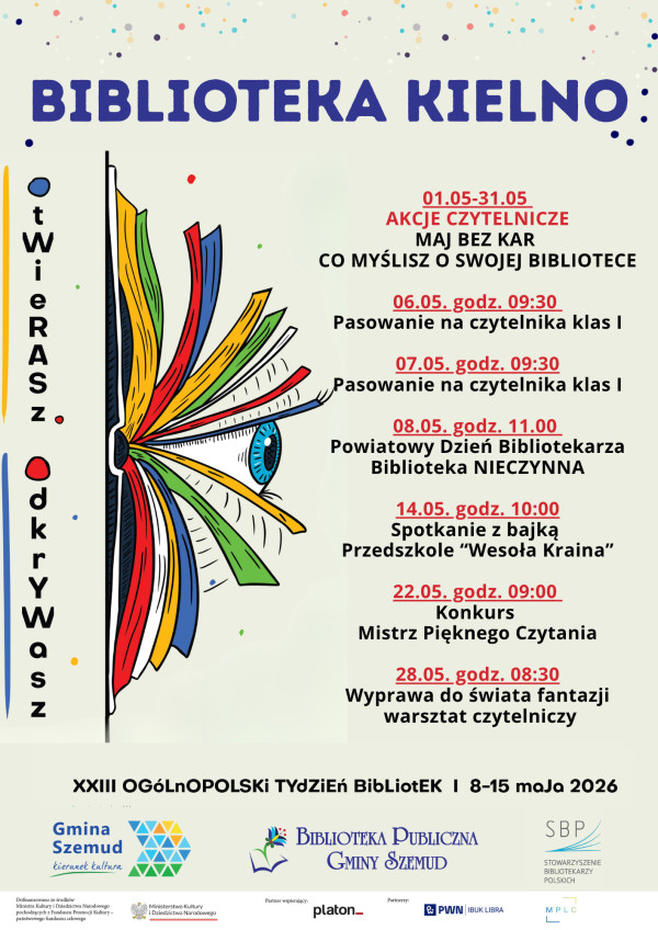 XXIII Ogólnopolski Tydzień Bibliotek - Kielno