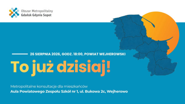 Co oznacza metropolia dla mieszkańców gminy Szemud? Przyjdź na spotkanie i zadaj pytanie.