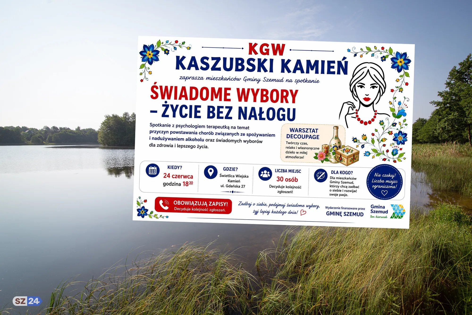 Edukacja i relaks w Kamieniu. KGW Kaszubski Kamień zaprasza na warsztaty.