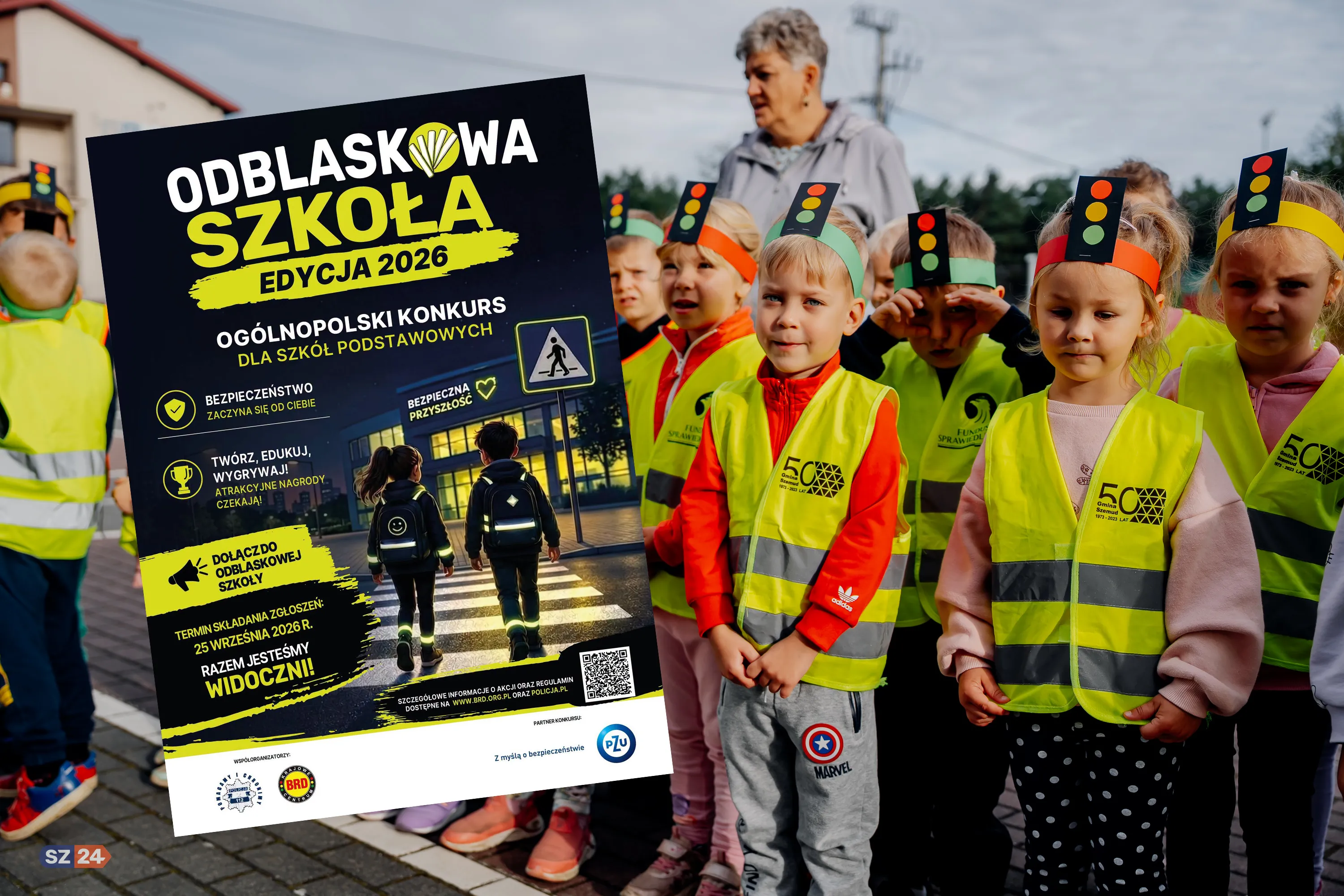 Ruszył ogólnopolski konkurs „Odblaskowa Szkoła 2026”. 