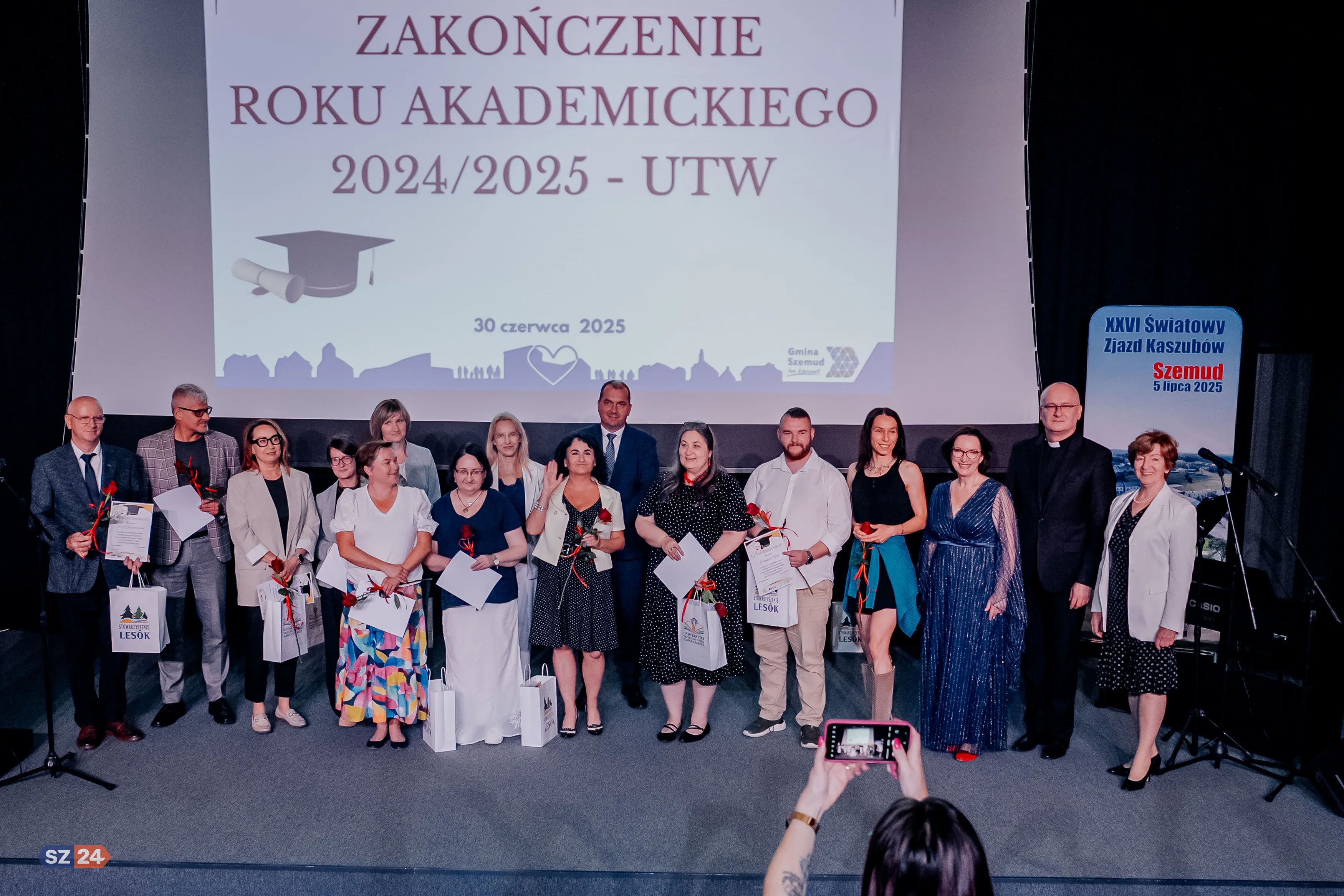 Fotorelacja - Zakończenie roku UTW 2024/2025 gminy Szemud.