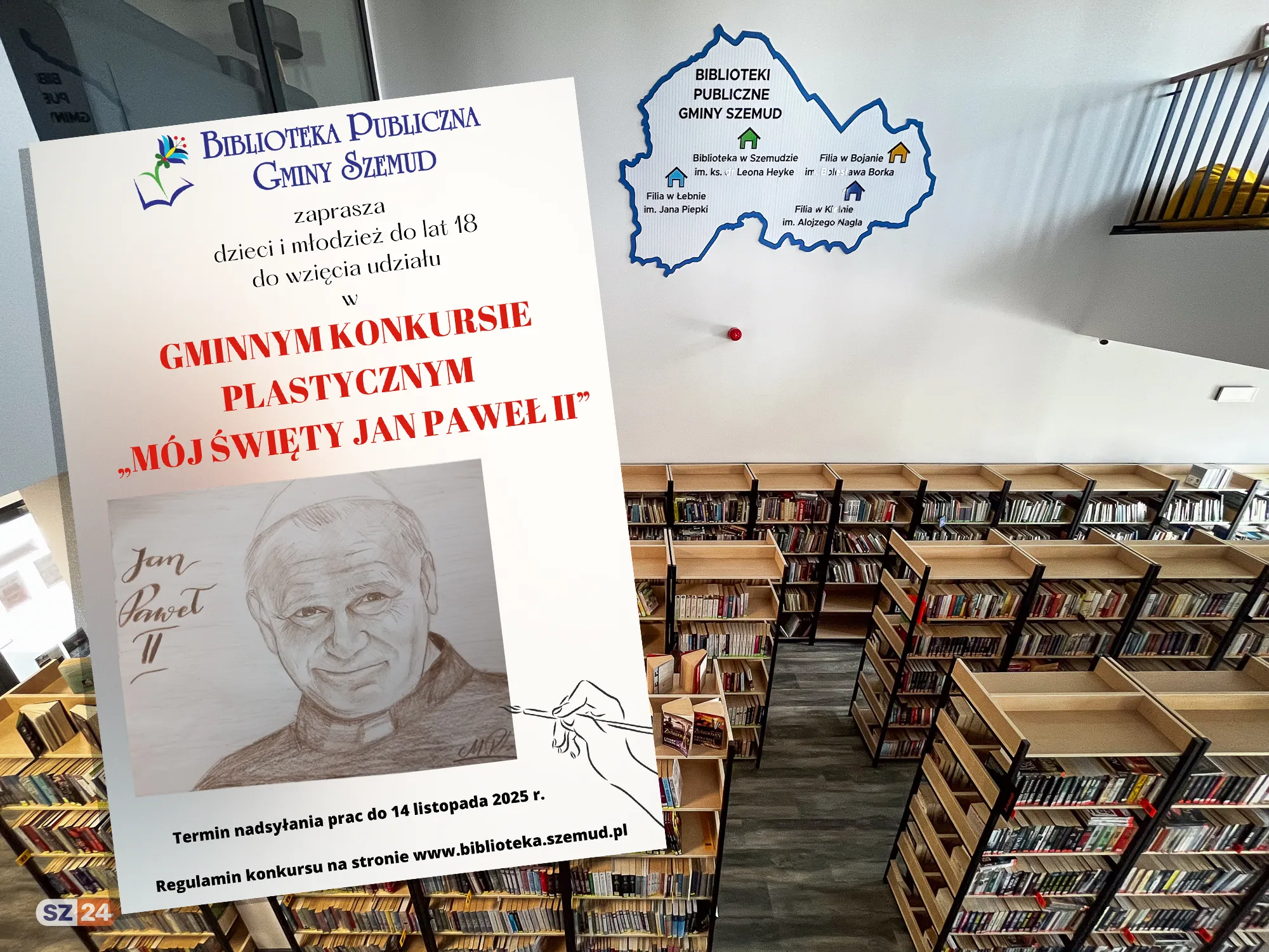 Rusza Gminny Konkurs Plastyczny o Papieżu Polaku.