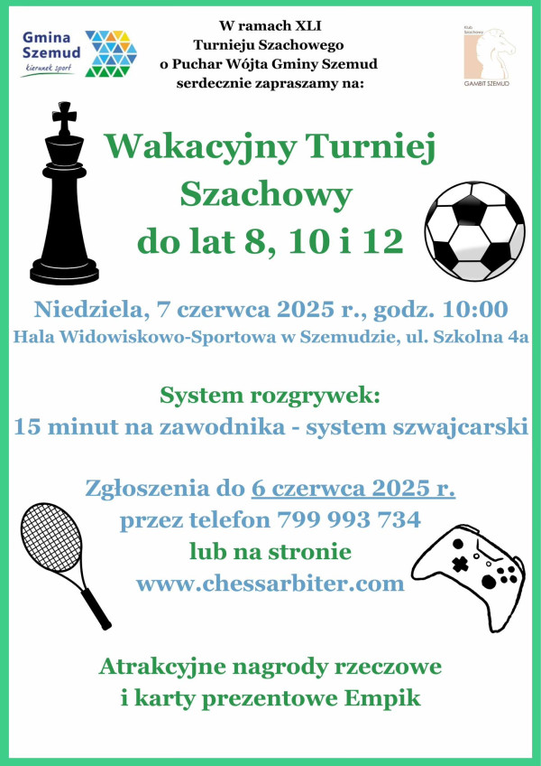 Wakacyjny Turniej Szachowy