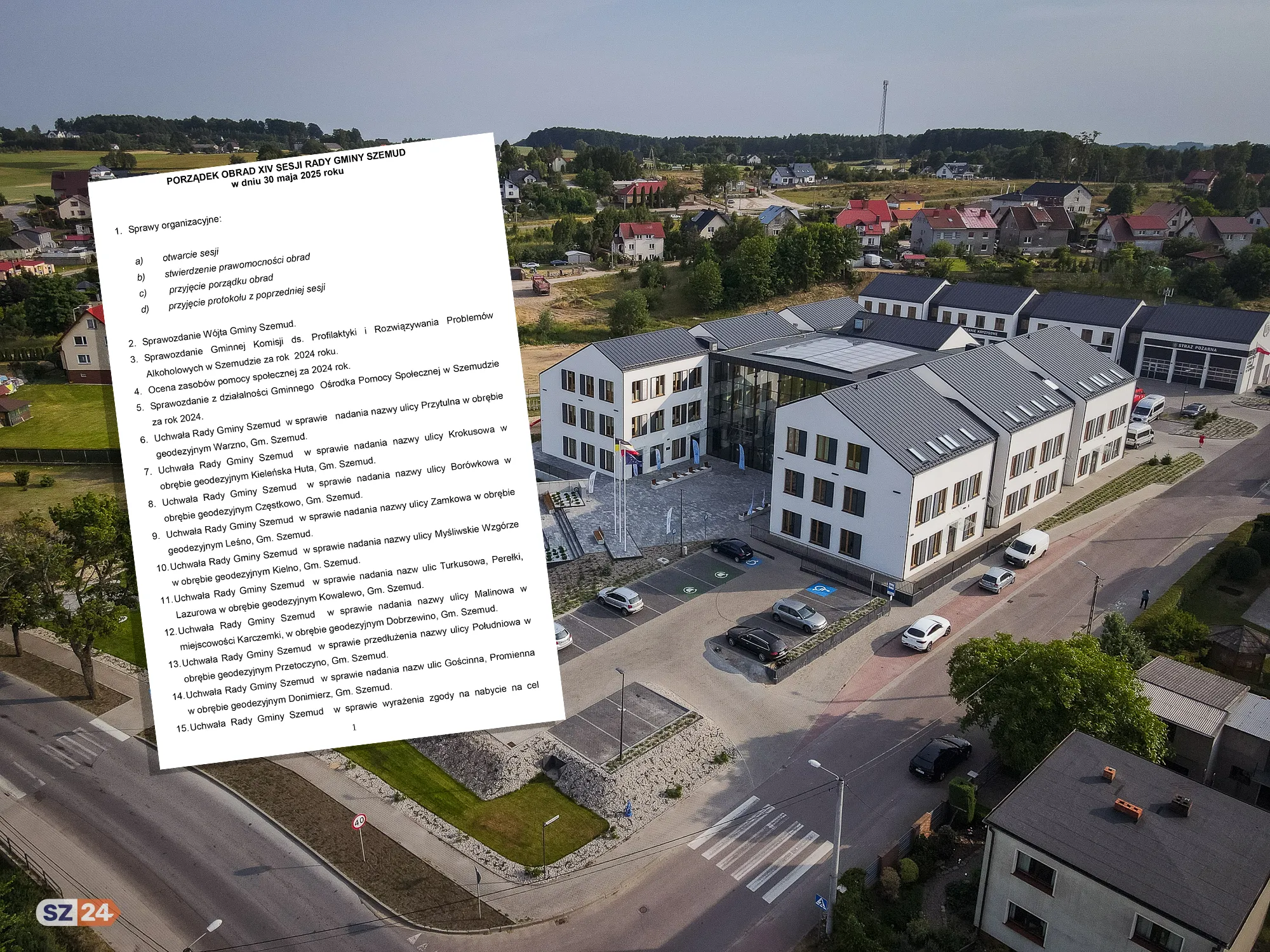 XIV sesja Rady Gminy Szemud. Co zawiera porządek obrad?