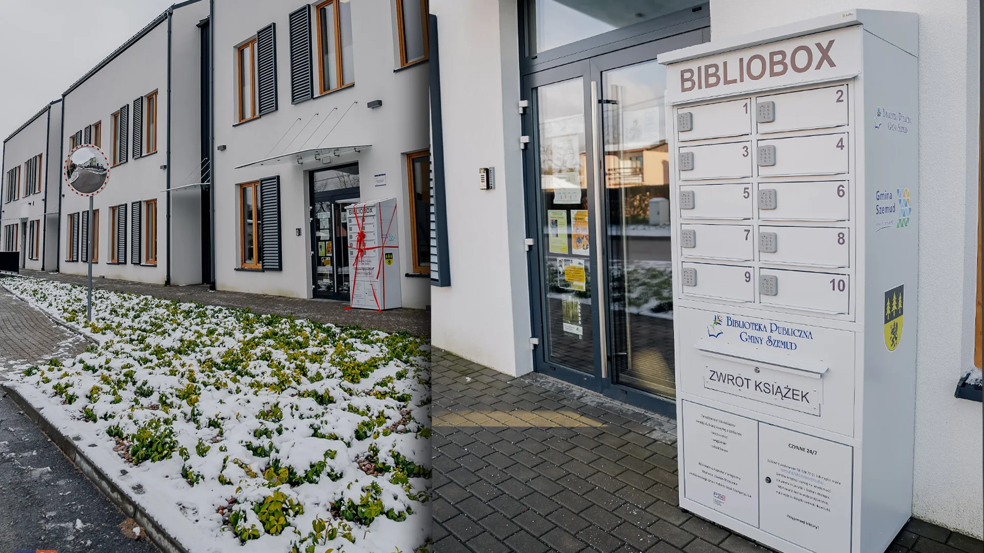 INSTRUKCJA - Bibliobox i wrzutnie do książek przy bibliotekach gminy Szemud.