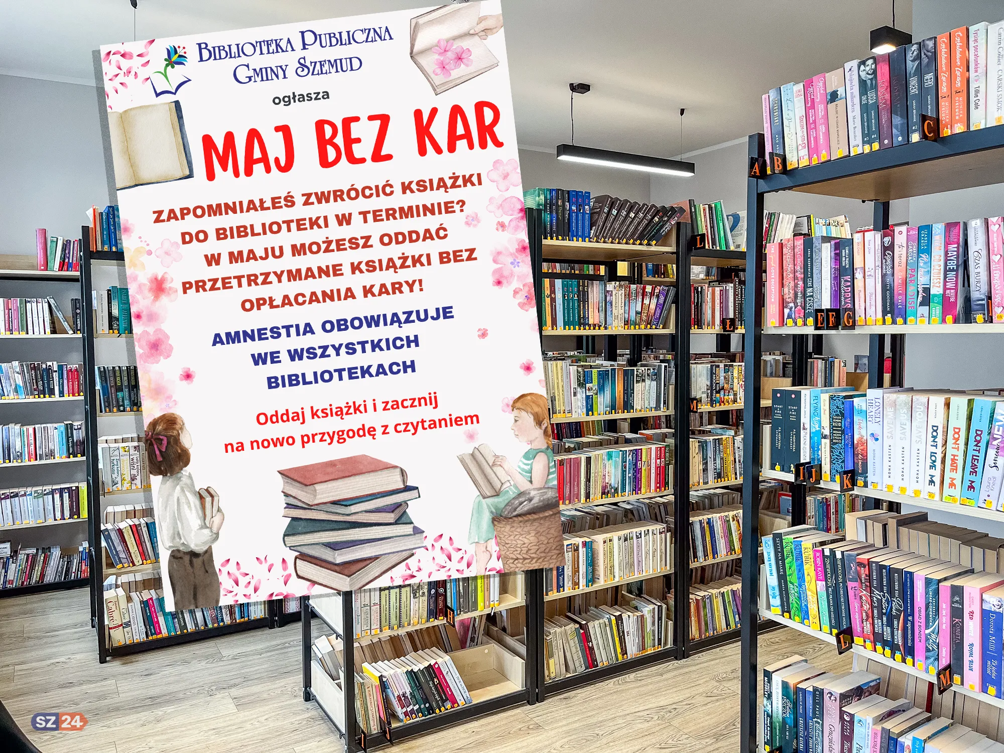 Maj bez Kar! Biblioteki gminy szemud anulują wszystkie kary.