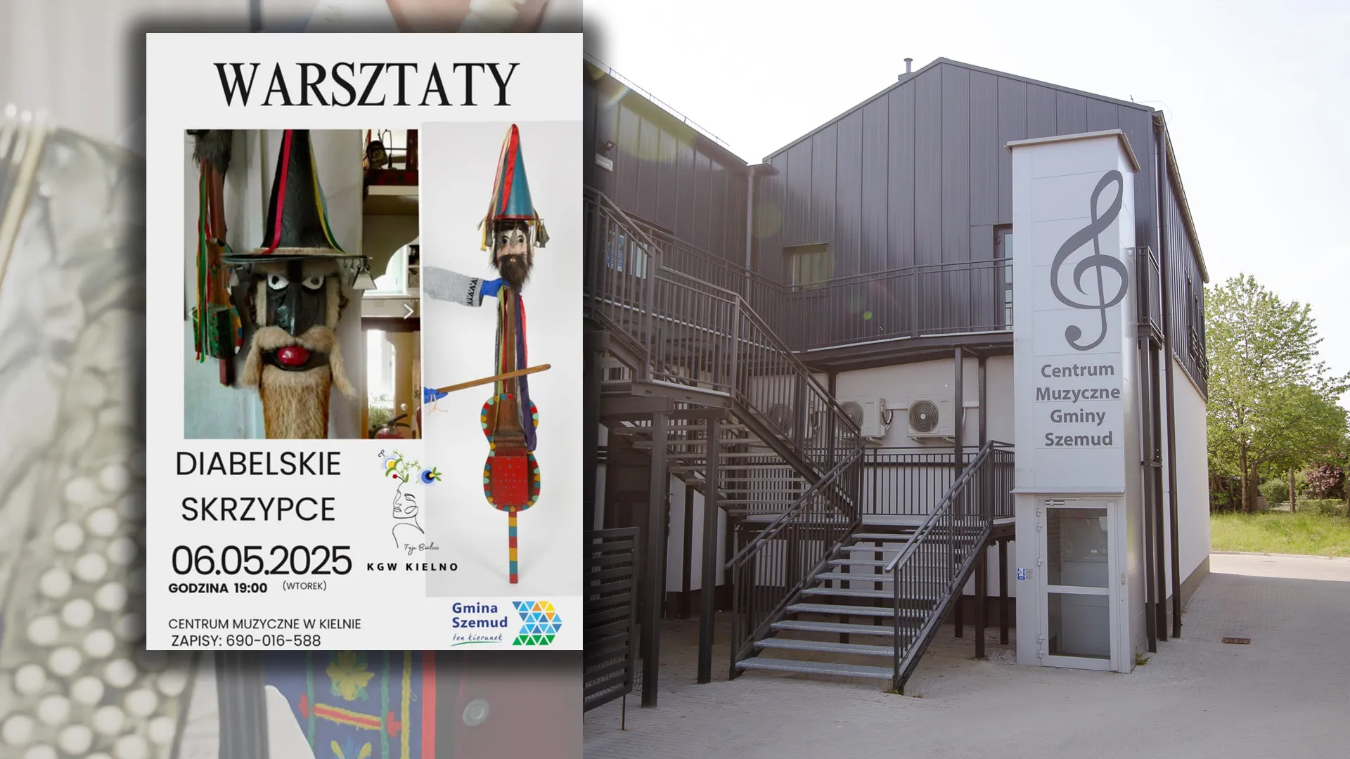 Warsztaty Diabelskie Skrzypce z KGW Fejn Białczi. Jeszcze są wolne miejsca.